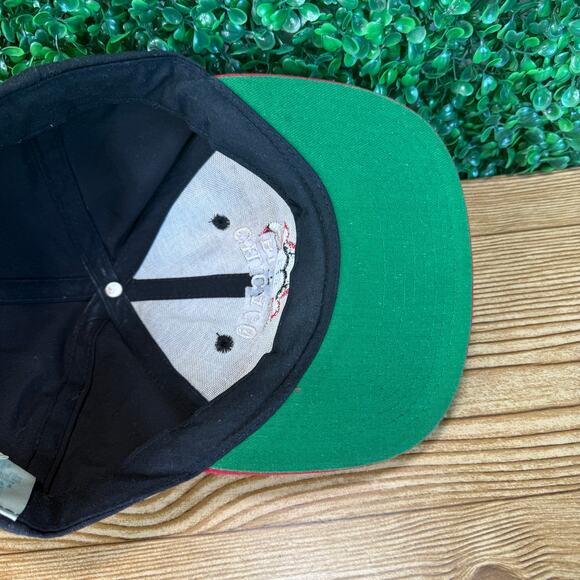 Vintage Official NBA Chicago Bulls SnapBack Hat Twins Boston - Picture 6 of 7